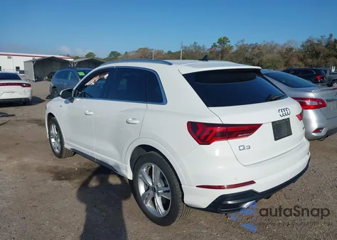 2021 Audi Q3 Premium 45 Tfsi S Line Quattro Tiptronic z USA, uszkodzony, nr VIN WA1DECF31M1030978